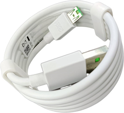PRODART Micro USB Cable 4 A 1 m 20W-5V/4A MICRO VOOC CHARGER CABLE(Compatible with OPPO F11,F11PRO, REALME 3 PRO, White, One Cable)