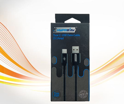 Different One Type C 1 m A3-TYPE-C(Compatible with ALL ANDROID PHONES AND TABLETS, Black, One Cable)