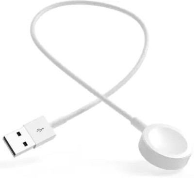 ENMORA Power Cord 3 m atch Wireless USB Charging Replacement Cable qwe13(Compatible with Power Cord, White)