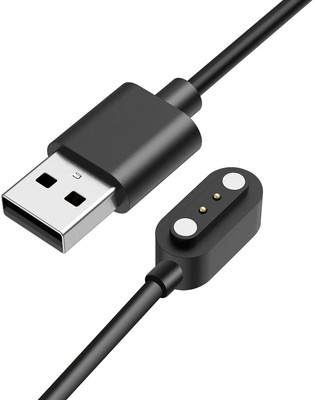 4uonly Power Sharing Cable 3 m Fire-Boltt Smart Watch USB Charger Magnetic Charging Cable ASZ1(Compatible with Multi - Text
only null values allowed, Black)