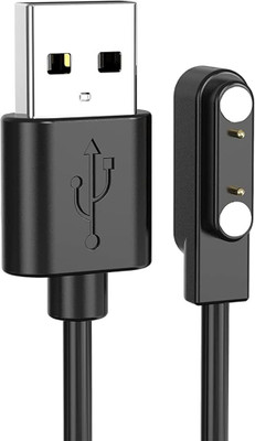 4uonly Power Sharing Cable 3 m Fire-Boltt cable Smartwatch Magnetic for Charging Cable kjh8(Compatible with Multi - Text
only null values allowed, Black, USB Type A To USB Type C)