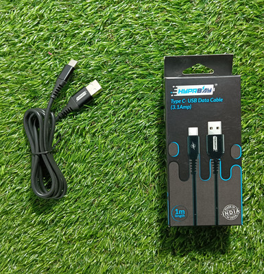 Different One USB Type C Cable 1 m A22-TYPE-C(Compatible with ALL ANDROID PHONES AND TABLETS, Black, One Cable)