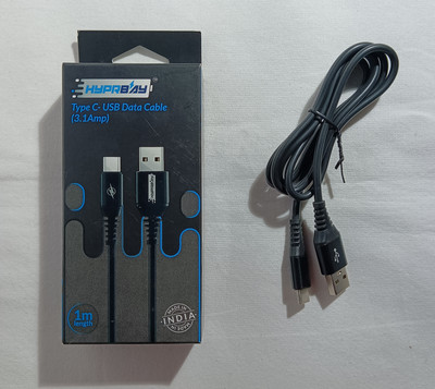Different One Type C 1 m A7-TYPE-C(Compatible with ALL ANDROID PHONES AND TABLETS, Black, One Cable)