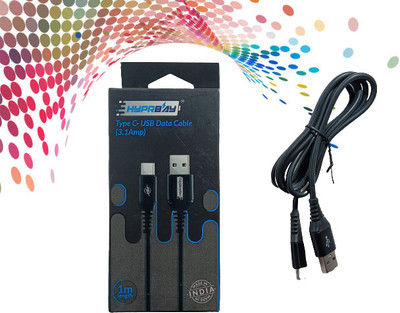 Different One Type C 1 m A2-TYPE-C(Compatible with ALL ANDROID PHONES AND TABLETS, Black, One Cable)