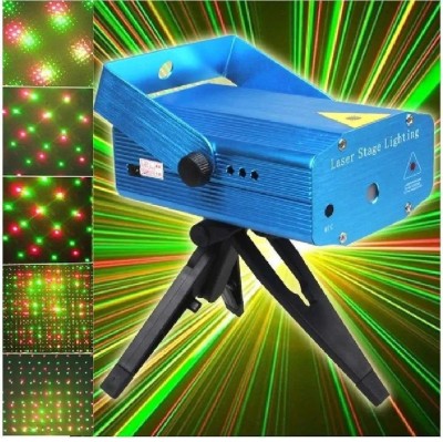 Aubade Mini LED Dj Disco 6 Modes Combination, Stage Sound Activated Projector Shower Laser Light(Ball Diameter: 11 cm)