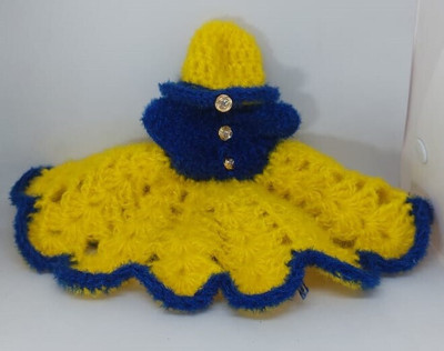 BAL GOPAL laddu gopal dresses Dress length 12 cm long (combo of 2 dresses Buy1 Get1 free) Dress(Wool)
