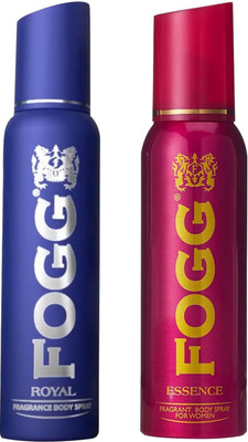 FOGG Royal & Essence 120Ml Deodrant Body Spray ( Set 2) Deodorant Spray  -  For Men & Women(240 ml, Pack of 2)