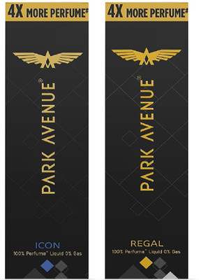 PARK AVENUE ICON & REGAL BODY SPRAY, 130ML, SET OF 2 PCS Deodorant Spray  -  For Men(260 ml, Pack of 2)