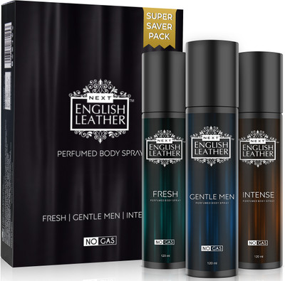 NEXT FRESH GENTLEMEN INTENSE PACK OF 3 Body Spray  -  For Men & Women(360 ml, Pack of 3)