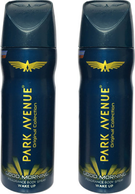 PARK AVENUE GOOD MORNING ( PACK OF 2) Deodorant Spray  -  For Men(150 ml, Pack of 2)