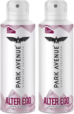 PARK AVENUE Alter Ego Body Spray For Men 150 Ml Pack Of2 w2w Deodorant Spray  -  For Men(300 ml, Pack of 2)