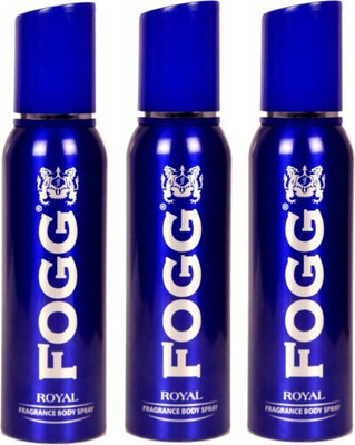 FOGG Royal Deodorant Combo Pack of 3 600ml Deodorant Spray  -  For Men(600 ml, Pack of 3)