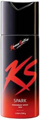 Kamasutra KS SPARK (PACK OF 1) Deodorant Spray  -  For Men(150 ml)