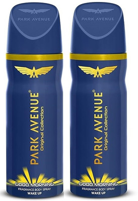 PARK AVENUE Original Collection Deodorant Spray Fresh Long-Lasting Aroma Good Morning Body Spray  -  For Men(150 ml, Pack of 2)