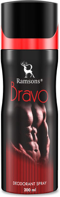 RAMSONS Bravo Deodorant Spray  -  For Men(200 ml)