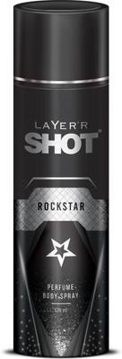 LAYER'R Shot - Rockstar Body Spray - For Men(120 ml)