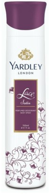 Yardley London Lace Satin Body Spray Women for Women 150ML Deodorant Spray  -  For Women(150 ml)