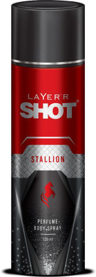 LAYER'R Shot - Stallion Body Spray - For Men(120 ml)