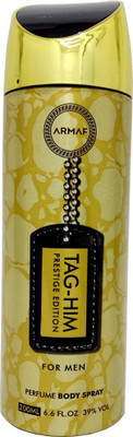 ARMAF Tag Him Prestige Edition Deodorant Spray  -  For Men(200 ml)