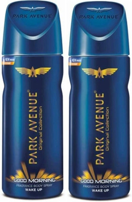 PARK AVENUE 2 Good Morning Deodorant Spray  -  For Men(300 ml, Pack of 2)