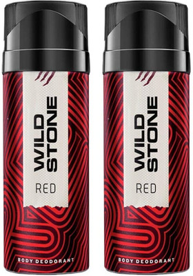 Wild Stone RED Body Perfume Spray for Men Long Lasting Fragrance (50 ML each) Deodorant Spray - For Men(100 ml, Pack of 2)