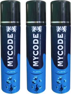 Mycode Flirty 3 Pc perfume Body Spray  -  For Men(75 ml)