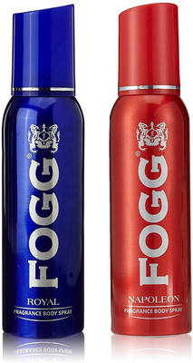 FOGG 1 Royal and 1 Napoleon Deodorant Combo Pack of 2 Deodorant Spray - For Men Deodorant Spray  -  For Men & Women(120 ml, Pack of 2)