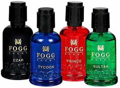 FOGG Scent Tycoon,Prince, Sultan, Czar Pack Of (4x15ml) Pocket Perfume  -  For Men & Women(15 ml, Pack of 4)