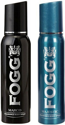 FOGG 1 Marco and 1 Majestic Deodorant Combo Pack of 2 Deodorant Spray  -  For Men(240 ml, Pack of 2)