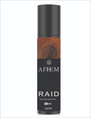 Afeem Raid Deodorant Body Spary Perfume Body Spray - For Men & Women(120 ml)
