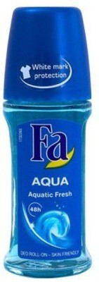 FA Aqua Aquatic Fresh Deodorant Roll-on  -  For Men & Women(50 ml)