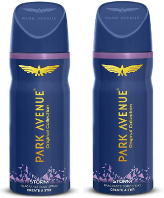 PARK AVENUE STORM DEODORANT FOR MEN, 150ML SET OF 2 PCS Deodorant Spray  -  For Men(300 ml, Pack of 2)