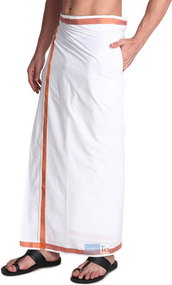 GOWRI TEX Woven Men Dhoti