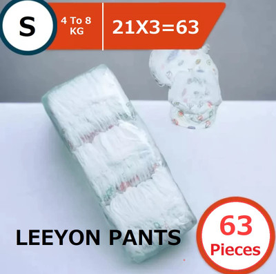 LEEYON SOFT & SECURE Max Protection Baby Diapers Pants Style Size - S(21 Pieces)