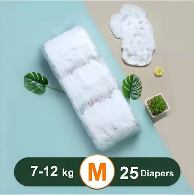 SOFT & SECURE Max Protection Baby Diapers Pants Style Size-M (7-11kg) - M(25 Pieces)