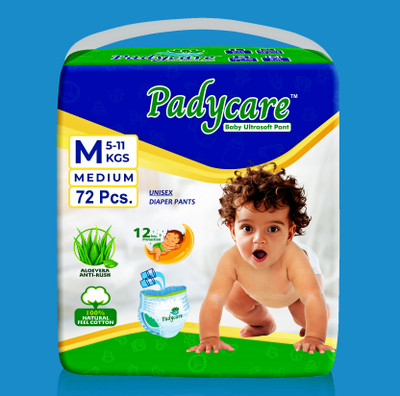 PADYCARE NEW BABY DIAPER 78 PIC M - M(24 Pieces)