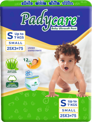 Padycare Premium Baby Diaper Pull Ups Pants - S(25 Pieces)