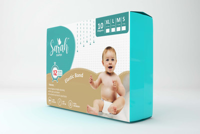Sarah Sarah SecureDry Comfort Baby - S(10 Pieces)