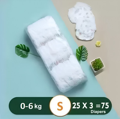 SOFT & SECURE Max Protection Baby Diapers Pants Style Size-S (4-7kg) - S(25 Pieces)