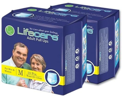 ank lifecare PREMIUM Adult PULL UPS PACK OF 2 Adult Diapers - M(10 Pieces)