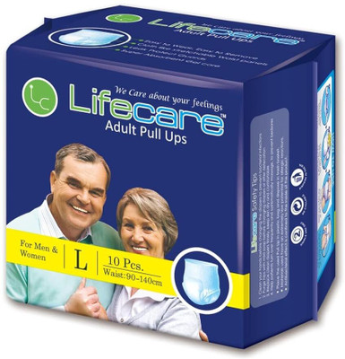 ank lifecare PREMIUM Adult PULL UPS Adult Diapers - L(10 Pieces)