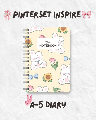 KOIN ENTERPRISES Hardcover Notebook A5 Diary Ruled 150 Pages(Multicolor)