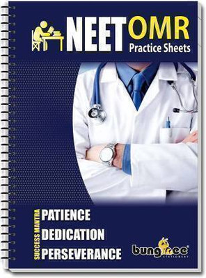 Bungbee OMR Sheets for NEET Practice Latest Format, 200 MCQ-Set of 1 Spiral Bound A4 Notebook NEET OMR 100 Sheets / 100 Pages(Natural White)