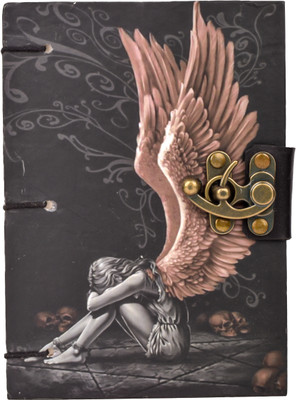 TASH Handicrafts Diary Notebook With Lock Clasp For Gift Office Use A5 Diary Unruled A5 Diary 200 200 Pages(Multicolor)