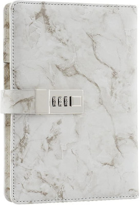 Antopy To do List Regular Diary Single Rule 192 Pages(White Marble)