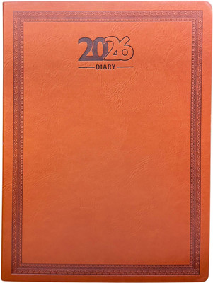 Scribelle Diary 2026 B5 Diary Single Rule 324 Pages(Tan)