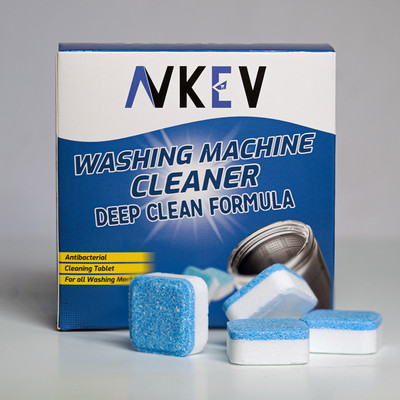 Ankev 24Pcs Washing Machine Deep Cleaner for Front and Top Dishwashing Detergent Dishwashing Detergent(24 Tablet)