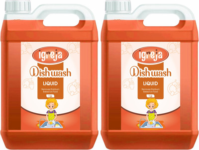 IGREJA Dish Cleaning Gel Non Acidic Dishwashing Detergent Dish Cleaning Gel Dishwashing Detergent(10 L)