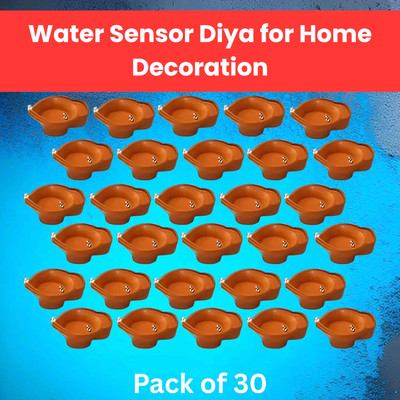 SACRO Plastic (Pack of 30) Table Diya Set(Height: 2 inch)