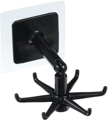 Dreamshop 360° Rotating Folding Hook Wall Mounted Kitchen Utensil Hanging Rotary Hook Swivel Hook 1(Pack of 1)